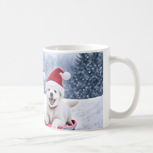 Kawaii Cute Puppies Mug (Droite)