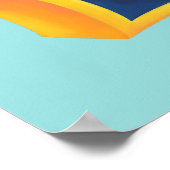 Kawaii Cute Slaping Alarm Clock Character Poster (Hoek)