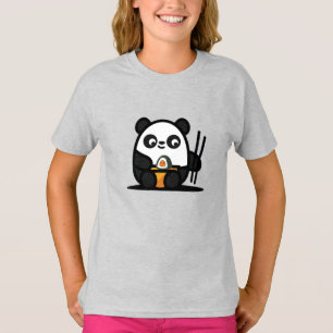 Kawaii Cute Sushi Panda T-Shirt