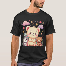Kawaii Cuteness – speels en nostalgisch design T-shirt