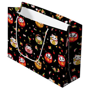 Kawaii daruma-patroon groot cadeauzakje