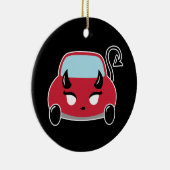 Kawaii Devil Car Keramisch Ornament (Rechts)