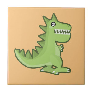Kawaii Dinosaur Tegeltje