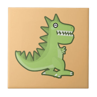 Kawaii Dinosaur Tegeltje