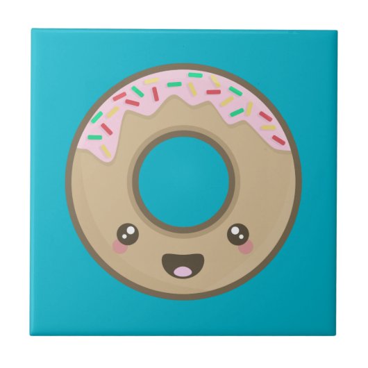 Kawaii donut tegeltje (Voorkant)