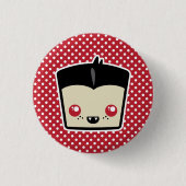 Kawaii Dracula Button (Voorkant)