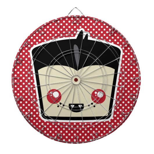 Kawaii Dracula Dart Board Dartbord (Voorkant)