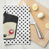 Kawaii Dracula Kitchen Towel Theedoek (Quarter Fold)