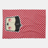 Kawaii Dracula Kitchen Towel Theedoek (Horizontaal)