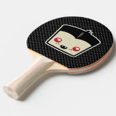 Kawaii Dracula Ping Pong Paddle Tafeltennisbatje (Voorkant Gekanteld)