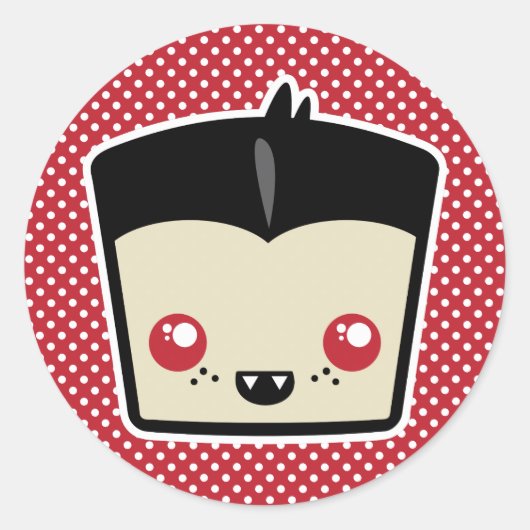 Kawaii Dracula Stickers (Voorkant)