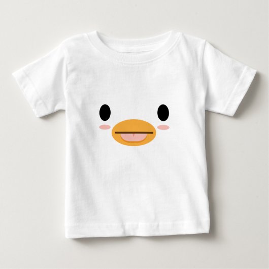 Kawaii Duck Tongue "Te schattig om serieus te zijn (Voorkant)
