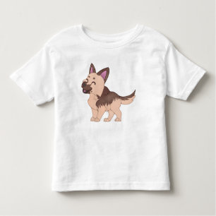 Kawaii Duitse herdershond Kinder Shirts