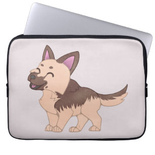 Kawaii Duitse herdershond Laptop Sleeve