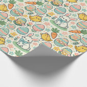 Kawaii Easter Wrapping Paper Cadeaupapier (Hoek)