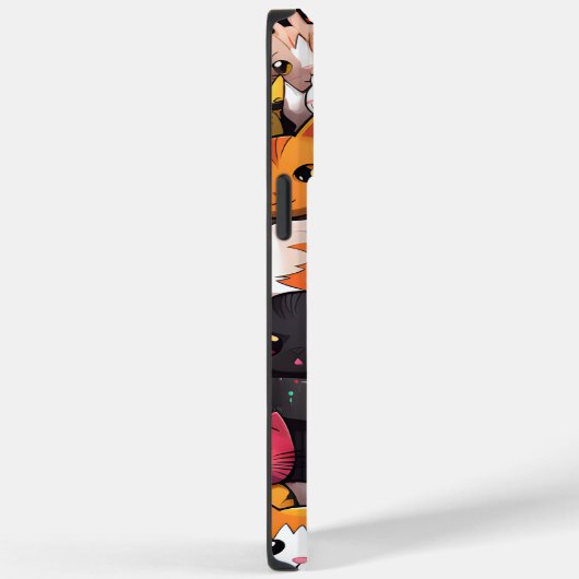 Kawaii een veel katten graffiti Case-Mate iPhone case (Achterkant / Rechts)