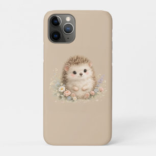Kawaii Egeltje Cottagecore Bloemenschenking iPhone 11 Pro Hoesje