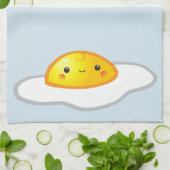 Kawaii Egg Kitchen Towel Theedoek (Gevouwen)