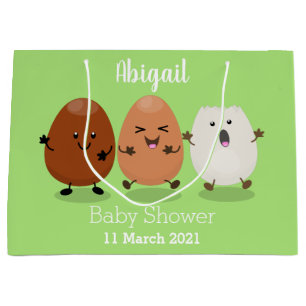 Kawaii eggs funny cartoon groot cadeauzakje