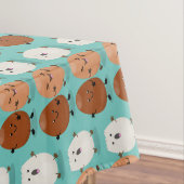 Kawaii eggs funny cartoon tafelkleed (Voorbeeld)