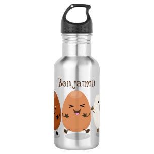 Kawaii eggs funny cartoon waterfles