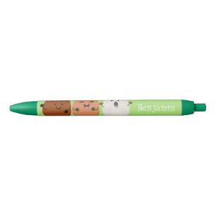 Kawaii eggs funny cartoon zwarte inkt pen