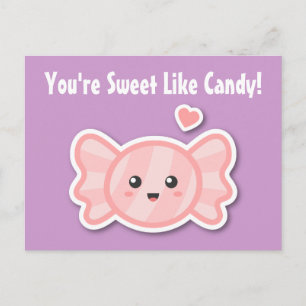 Kawaii en zoet als snoep briefkaart