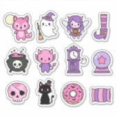 Kawaii Enchanted Pastel Haunts Sticker Collection (Voorkant)
