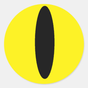 Kawaii eye-stickers ronde sticker