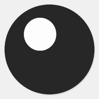 Kawaii eye-stickers ronde sticker