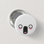 Kawaii Faces Ronde Button 3,2 Cm (Voorkant /achterkant)