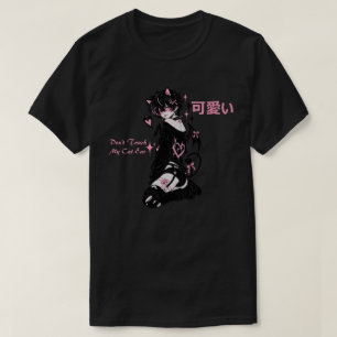 Kawaii Femboy Catboy Anime Schattig Pastel T-shirt
