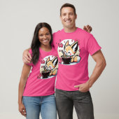 Kawaii Fennec Fox Eten Ramen T-shirt (Unisex)