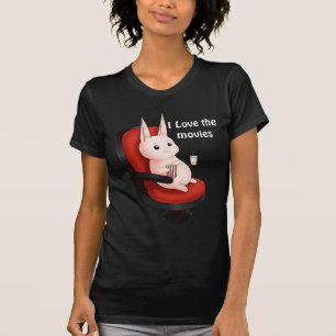 Kawaii filmtheaterkonijn t-shirt