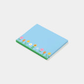 Kawaii Flower Field Post-it® Notes (Schuin)