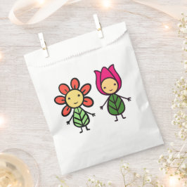 Kawaii Flower Girls Favoriete Bag – Rood & Roze Bedankzakje