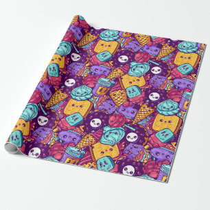 Kawaii Food Wrapping Paper Cadeaupapier