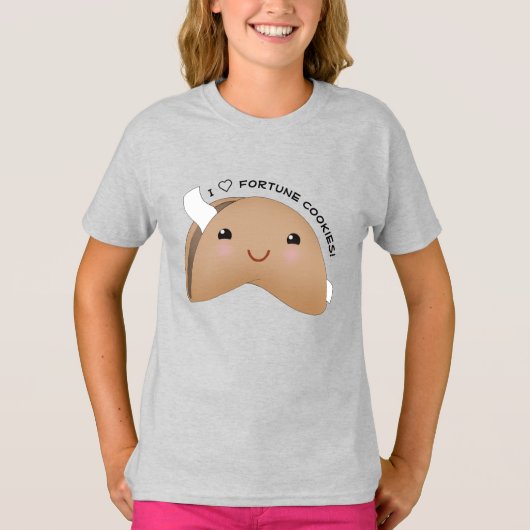 Kawaii Fortune Cookie Day T-shirt (Voorkant)