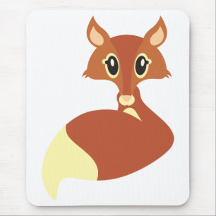 Kawaii Fox Mouse Mat Muismat