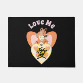 Kawaii Foxy Cosplay Love Heart Deurmat (Voorkant)