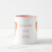 Kawaii Foxy Cosplay Love Heart Mok (Midden)