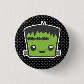 Kawaii Frankenstein Button (Voorkant)