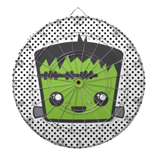 Kawaii Frankenstein Dart Board Dartbord (Voorkant)