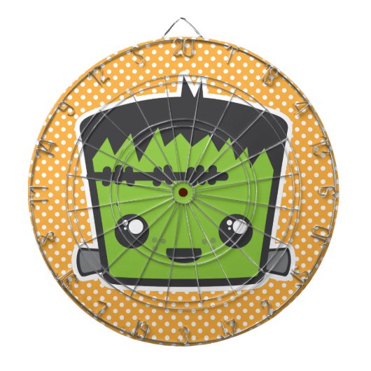 Kawaii Frankenstein Dart Board Dartbord (Voorkant)