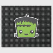Kawaii Frankenstein Gift Wrap Cadeaupapier (Vlak)