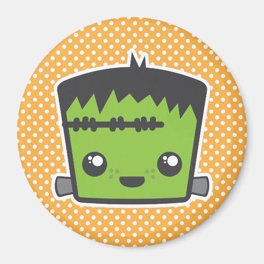 Kawaii Frankenstein Magnet Magneet (Voorkant)