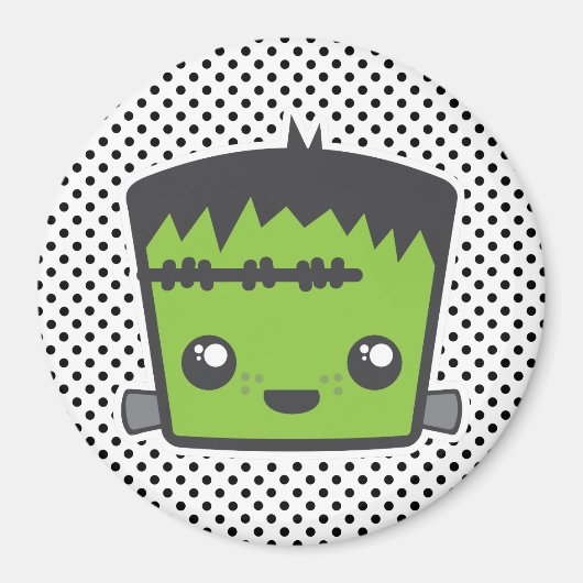 Kawaii Frankenstein Magnet Magneet (Voorkant)