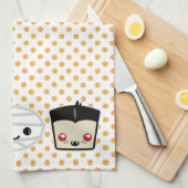 Kawaii Frankenstein maman Dracula Serviette de cui (Quart Plié)