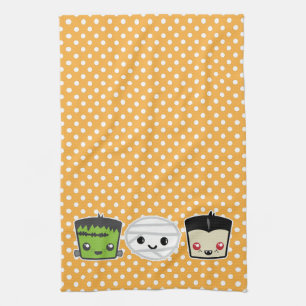 Kawaii Frankenstein maman Dracula Serviette de cui