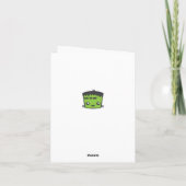 Kawaii Frankenstein Mummy Dracula Note Card Kaart (Achterkant)